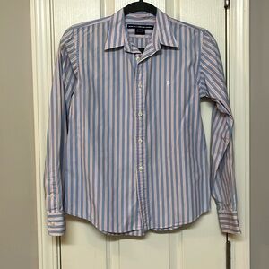 Vintage Ralph Lauren Sport 100% Cotton Slim Fit long sleeve button down